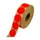 Stickers Etiket Permanent 35mm fluor rood, rol 2000 stuks