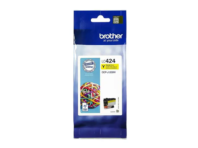 Inktcartridge Brother LC-424Y geel