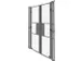 dubbele schuifdeur,v. scheidingswandsysteem,HxB 2200x2300mm,cil.-slot