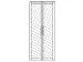 dubbele vleugeldeur,v. kantoorstelling,HxB 1880x800mm