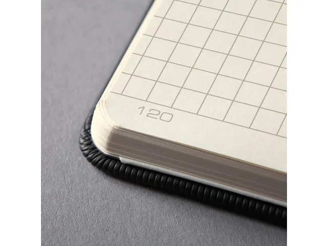 Notitieboek Conceptum A6 Geruit Co131 hardcover zwart