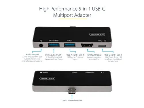USB C Multiport Adapter USB-C naar 4K 60Hz HDMI 2.0