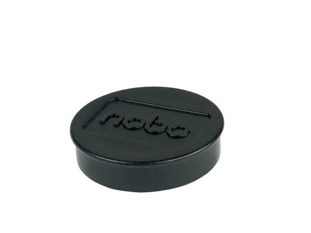Magneet Nobo 38mm zwart 4 stuks