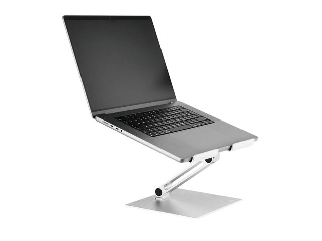 Support pliable pour ordinateur portable Rise (Noir, Aluminium, 243g) comme  objets publicitaires Sur