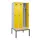 locker met bank,voor scheiding van kleding,HxBxD 2120x900x815mm,3vak