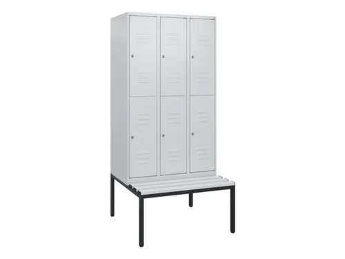 Dubbeldekse dekenkist,HxBxD 1950x900x815mm,3x2vak.,vak B 300mm