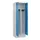 PBM-locker,HxBxD 1950x600x500mm,2vak,vak B 300mm,draaigrendel