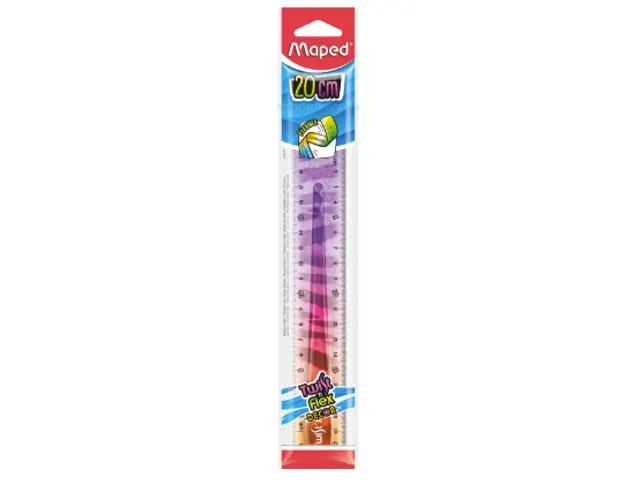 Règle Maped Twist'n Flex Animals 20cm display 20 pièces assorti