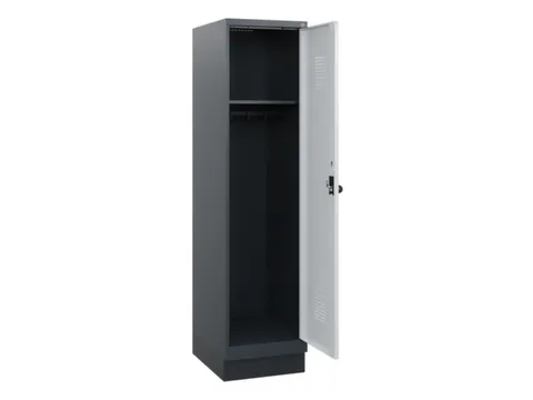 schoollocker,HxBxD 1630x400x500mm,1vak,vak B 400mm,draaigrendel,sokkel