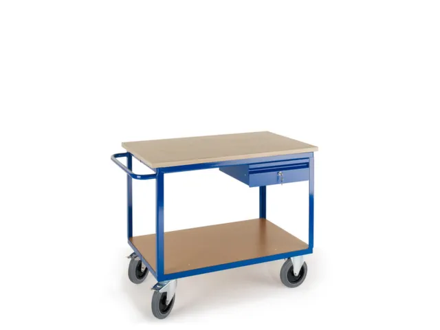 kastwagen,draagverm. 600kg,2etage(s),laadvl. LxB 1150x700mm,houtplaat