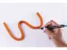 Règle courbes flexibles 30 cm plastique avec noyau de plomb
