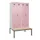 locker met bank,voor scheiding van kleding,HxBxD 2120x1200x815mm,4vak