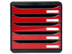 Ladenblok A4+ Big-Box Plus zwart/rood