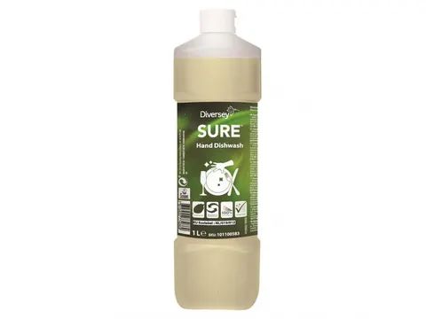 SURE Hand Dishwash Afwas en Ontvetter W207 6x1 Liter