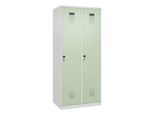 locker,HxBxD 1850x800x500mm,2vak,vak B 400mm,draaigrendel