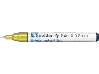 Metallic marker Schneider Paint-It 010 0.8mm geel metallic - 4