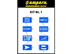 Sjablonenset,Benaming/Symbolen,V. Vloermarkeerapparaat,Speciaal Karton