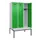 locker met bank,HxBxD 2120x1200x815mm,3vak,vak B 400mm,cilinderslot