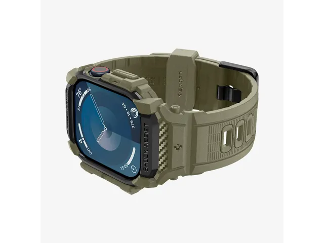 Spigen Rugged Armor Pro Opbergtas Khaki Apple Watch 10 46mm