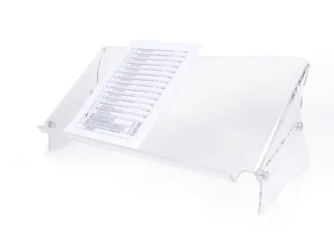 documenthouder,v. bureau,HxBxD 160-235x536x278mm,acryl,transparant