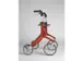 TrustCare Lichtgewicht rollator Let's Fly Rood Aluminium