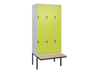 Dubbeldekse dekenkist,HxBxD 2120x900x815mm,3x2vak.,vak B 300mm - 1