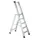 veiligheidsladder,eenzijdig,4treden m. R13-laag,stand H 1,06m