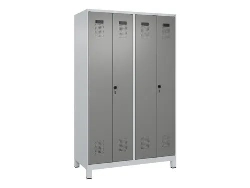 PBM-locker,HxBxD 1950x1200x500mm,4vak,vak B 300mm,draaigrendel