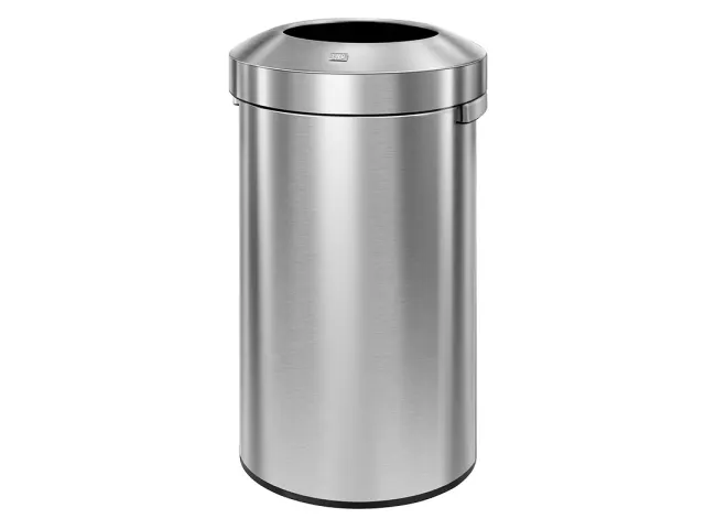 Afvalbak Urban Bin 120 liter Mat RVS