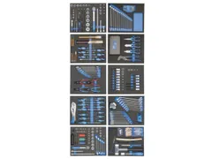 TS-308 Gereedschapsassortiment in controlegereedschapmodules,308stuks