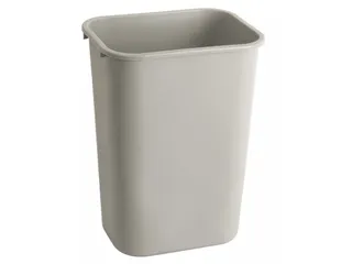 Rechthoekige afvalbak 39 liter grijs Rubbermaid - 1