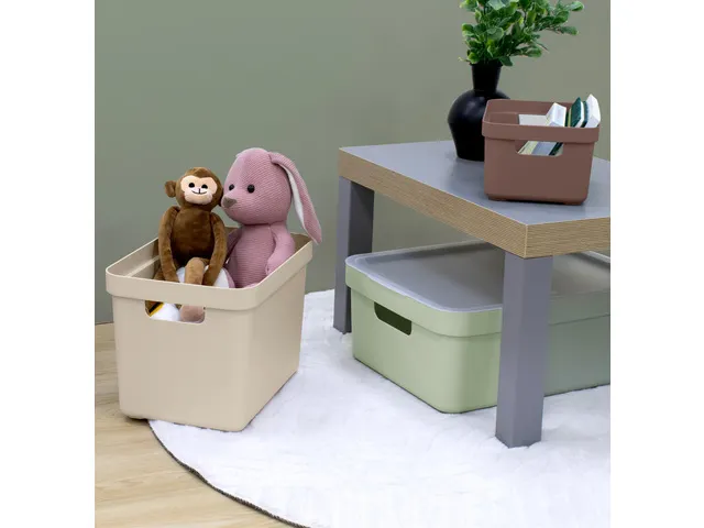 Sigma Home opbergbox 9L beige - 35x24,6x12,2cm