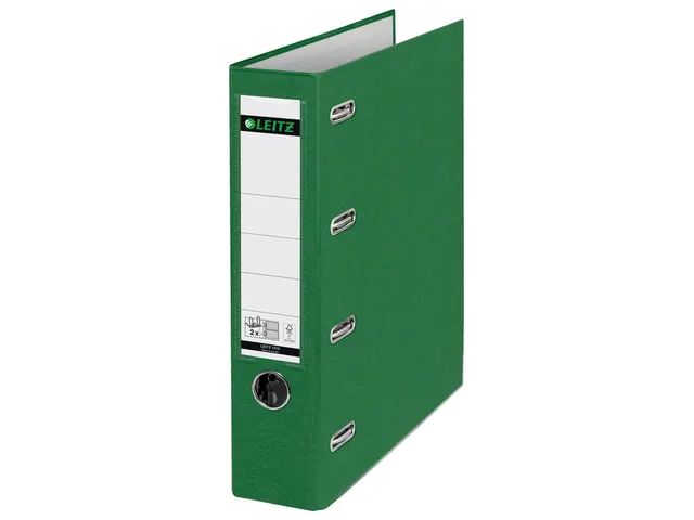 Ordner Leitz 1012 A4 80mm Pp Bank 2 mechanieken Groen