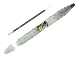 Balpen Pilot B2P Ecoball Begreen 1.0mm Medium Zwart 10 stuks+navulling - 5