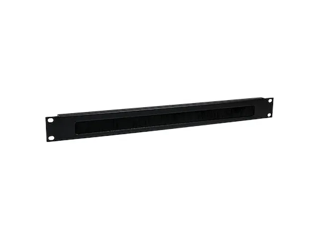 1U borstelstrip-kabelpaneel voor horizontale serverracks