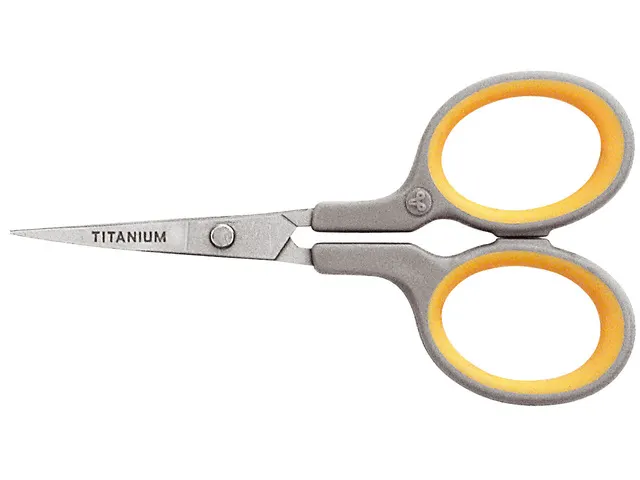 Silhouetschaar Westcott 10cm titanium nitride gebonden gerond