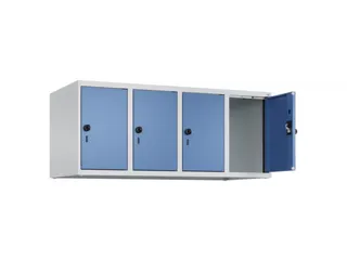 opzetkast,v. locker,4vak.,vak B 300mm,HxBxD 500x1200x500mm - 1