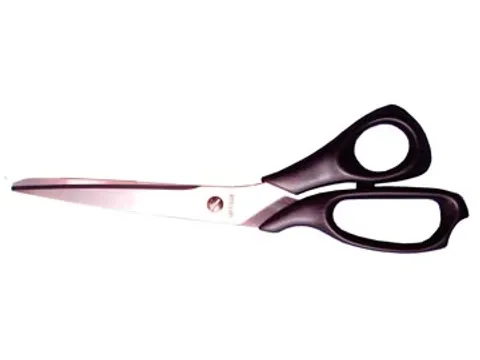 schaar Inox 21 cm, voor linkshandigen, zwart