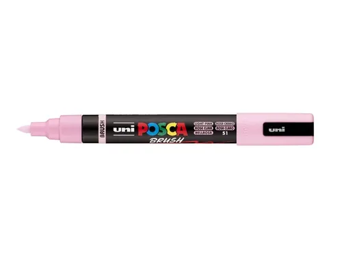 Paintmarker Uni POSCA PC-5BR brushpunt M lichtroze