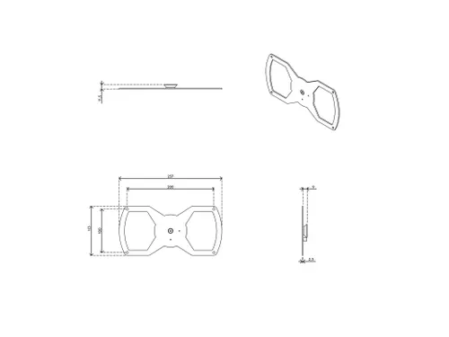 ViewLite VESA Montageplaat 020