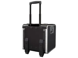 Trolley pilotenkoffer Alassio PARMA zwart imitatieleer. - 4