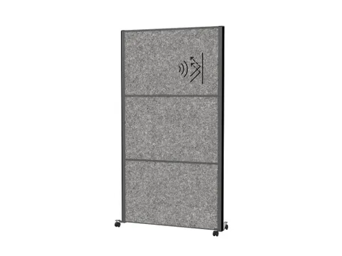 MAULconnecto scheidingswand Uplight 3x Donker Mobiel Antraciet