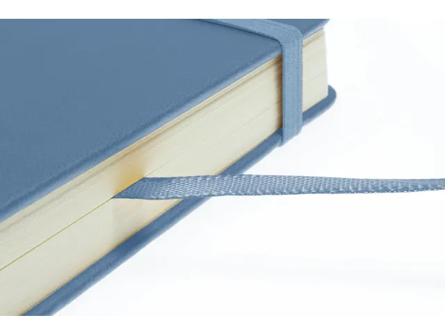 Schetsboek Kangaro A6 sky blue PU HC 80 vel 140gr roomwit met elastiek
