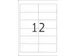 HERMA 4595 Weerbestendige Inkjet-etiket A4 97x42,3mm Wit 120 stuks