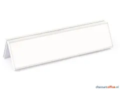 Tafelnaambord 2 Zijdig Whiteboard Schrijfoppervlak 210x52mm