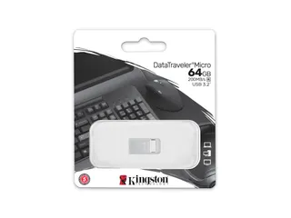 64GB DataTraveler Micro 200MB/s Metal USB 3.2 Gen 1 - 6