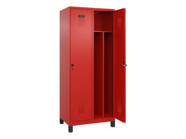 locker voor scheiding van kleding,HxBxD 1950x800x500mm,2vak
