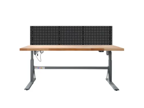 Elektrisch Verstelbaar werkbank HxBxD 700-1170x2000x750mm beukblad