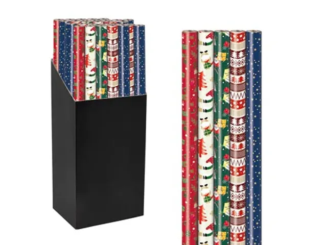 Geschenkpapier Kerst Mix 70cmx2m assorti