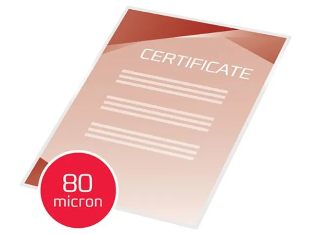 Lamineerhoes Gbc A4 80 micron glanzend